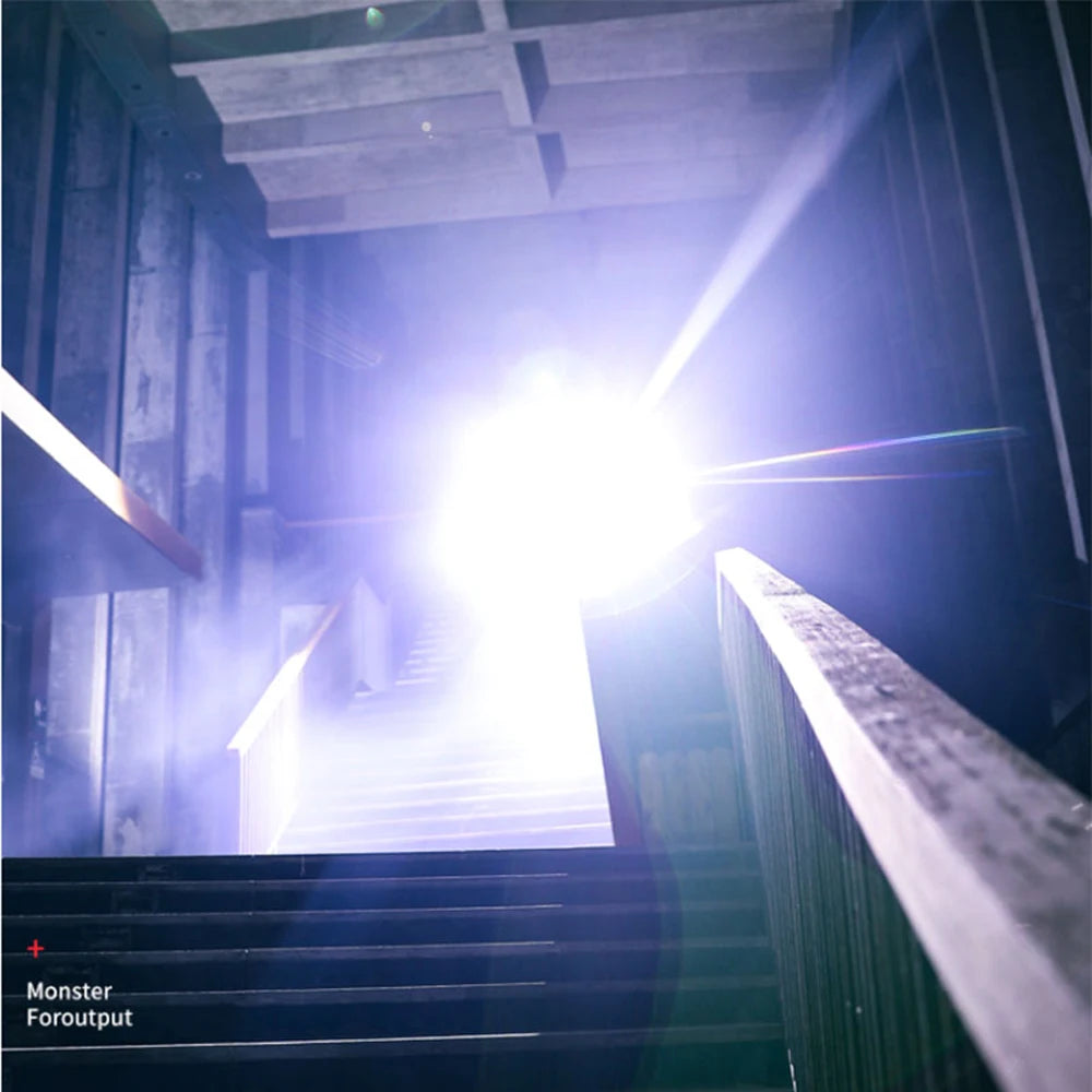 Rechargeable Headlamp with waterproof LED design.