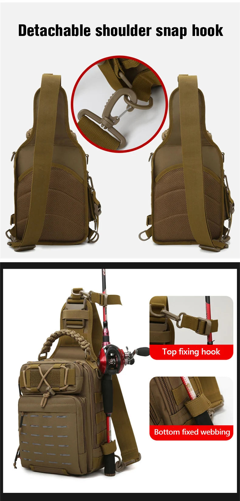 Fishing Tackle Bag - EDC Sling Bag