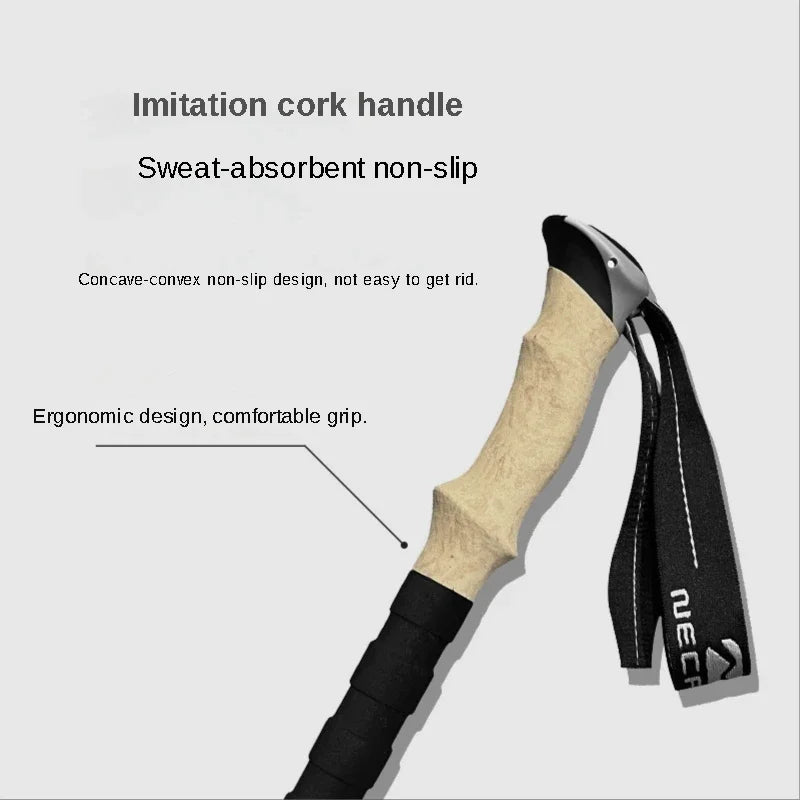 Ultralight Trekking Poles - Adjustable Hiking Sticks