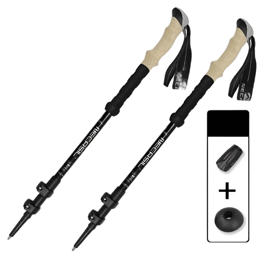 Ultralight Trekking Poles - Adjustable Hiking Sticks