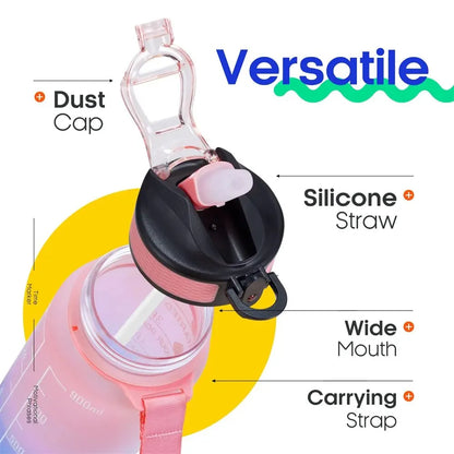 Motivational Water Bottle - 32oz Water Bottle