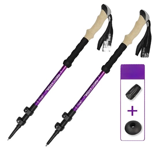 Ultralight Trekking Poles - Adjustable Hiking Sticks