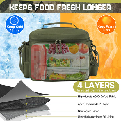 Tactical Lunch Box - Insulated Heavy-Duty Cooler