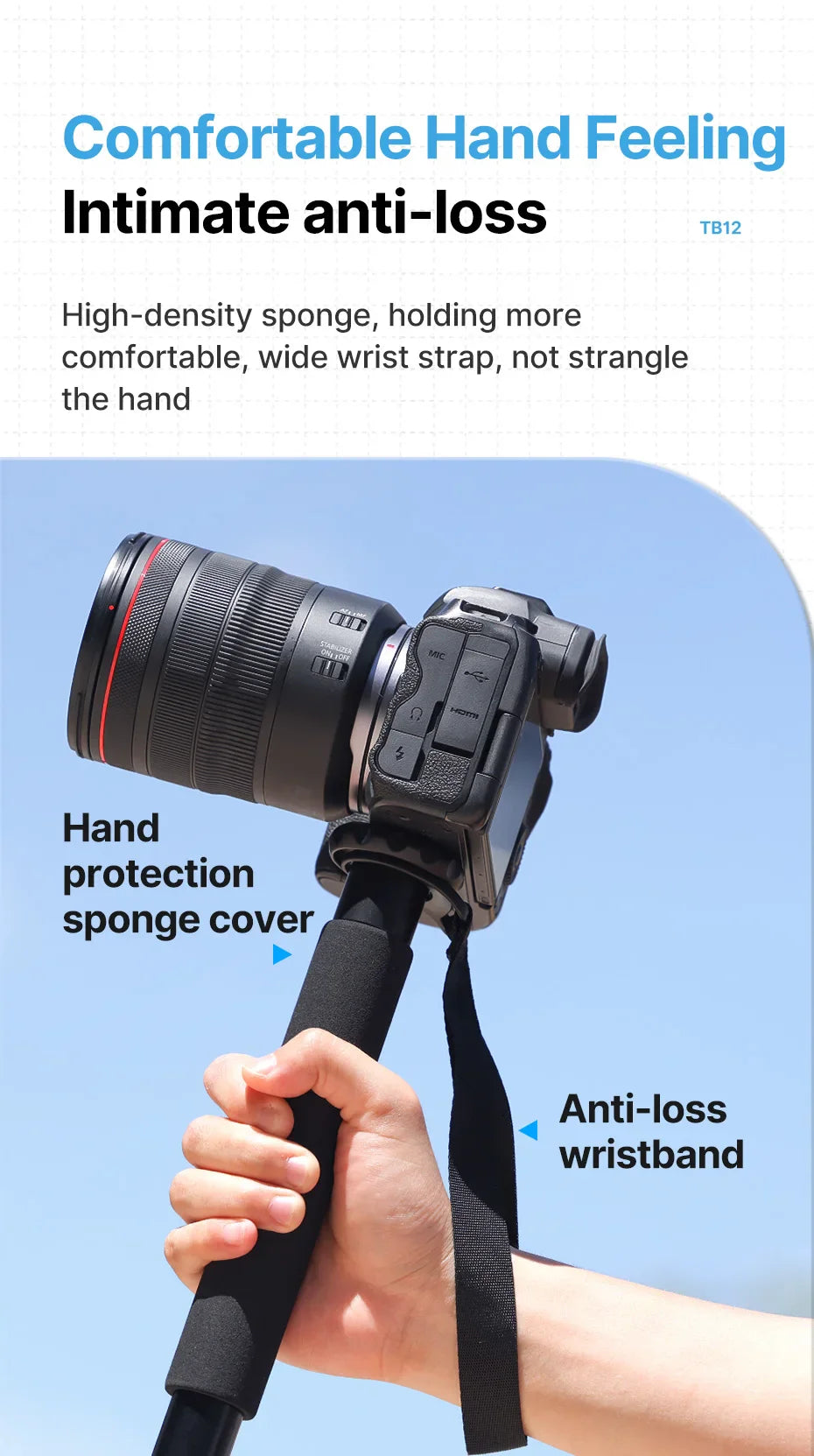 Outlander Selfie Stick Tripod product photo – Lost Lake Outdoor