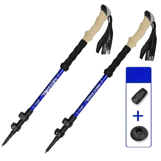 Ultralight Trekking Poles - Adjustable Hiking Sticks