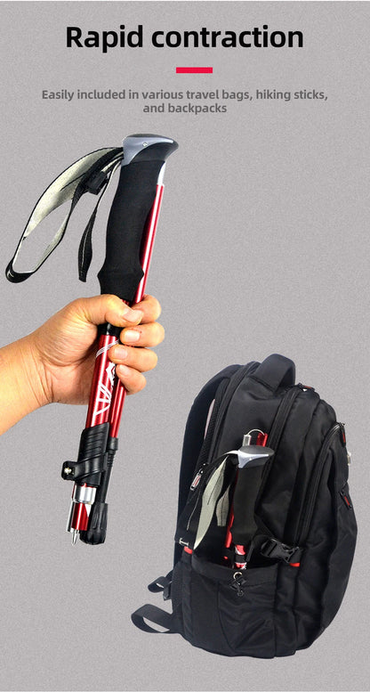 Collapsible Trekking Pole - Lightweight Hiking Stick