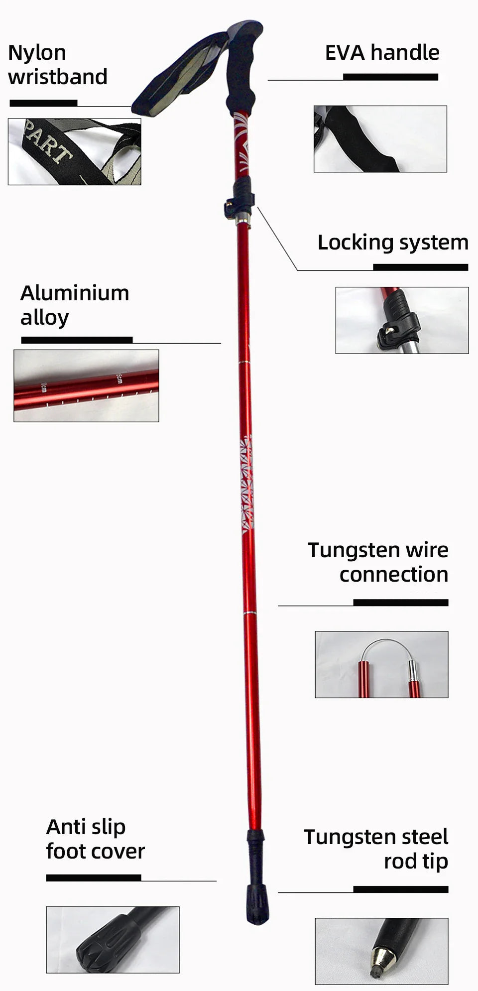 Timber Trekking Poles product photo – Lost Lake Outdoor