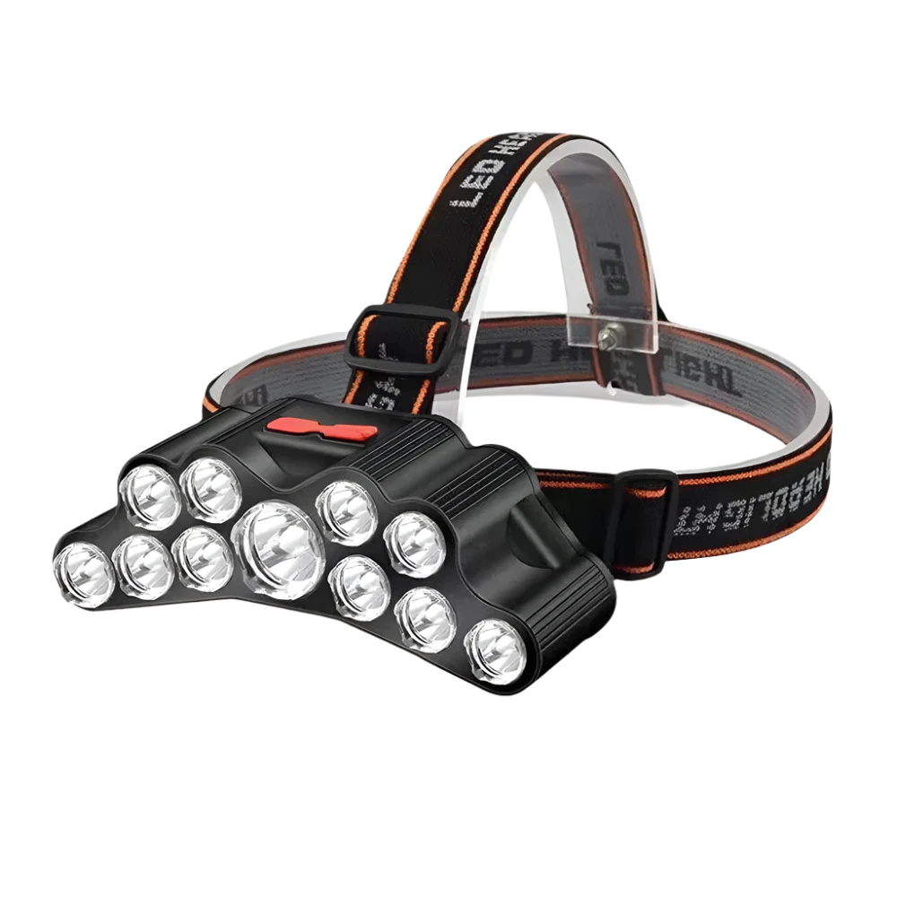 Fishing Headlamp - Head Torch - 11 LED UItra