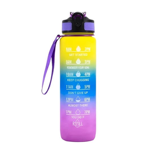 Motivational Water Bottle - 32oz Water Bottle