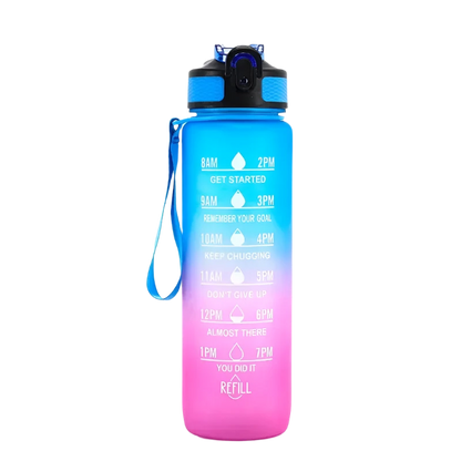 Motivational Water Bottle - 32oz Water Bottle