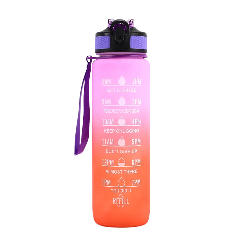 Motivational Water Bottle - 32oz Water Bottle