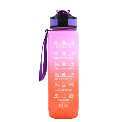 Motivational Water Bottle - 32oz Water Bottle