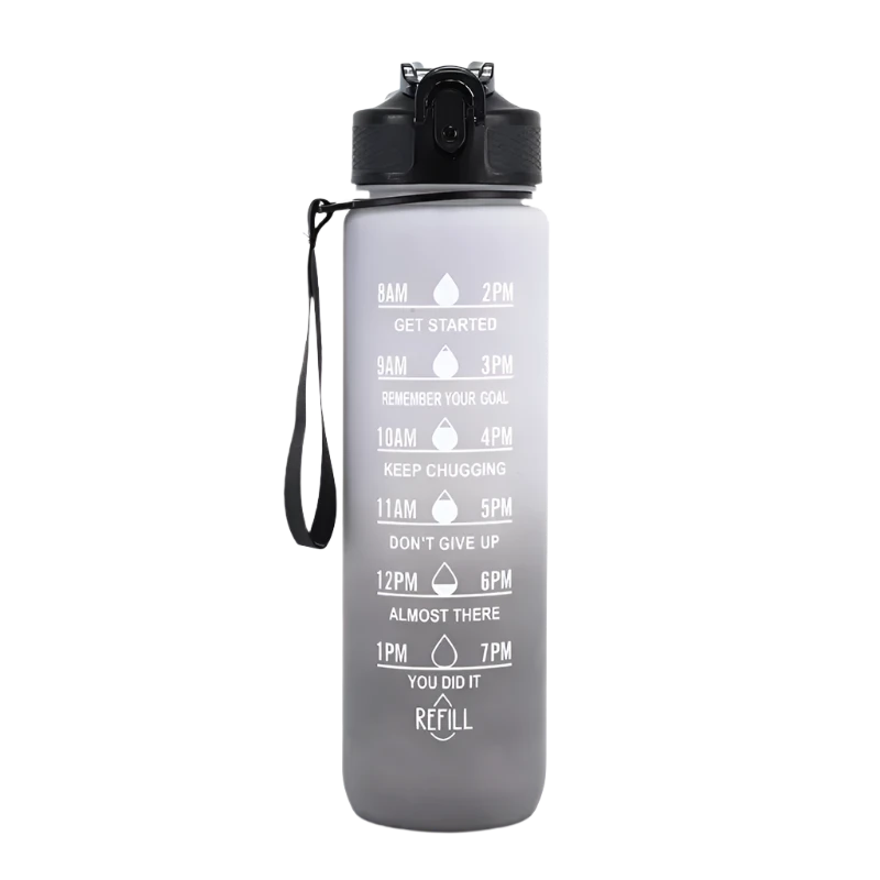 Motivational Water Bottle - 32oz Water Bottle