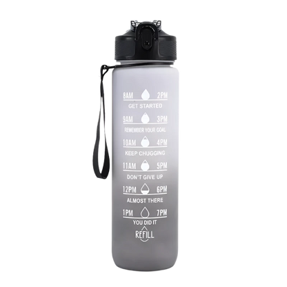 Motivational Water Bottle - 32oz Water Bottle