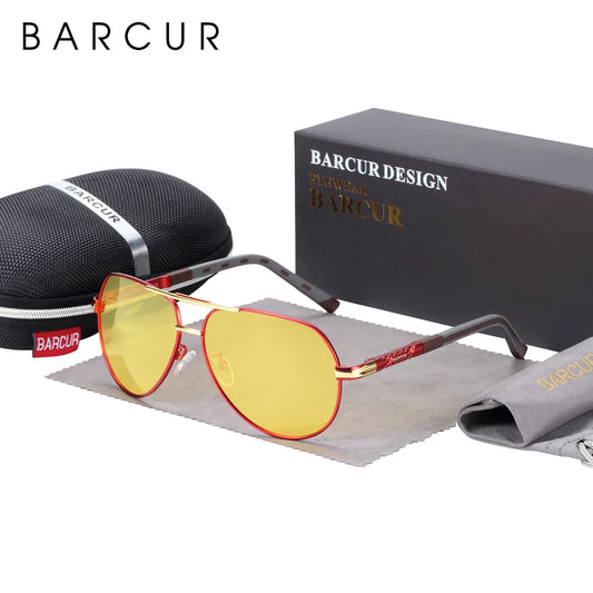 UV400 Polarized Sunglasses with vintage pilot frame.