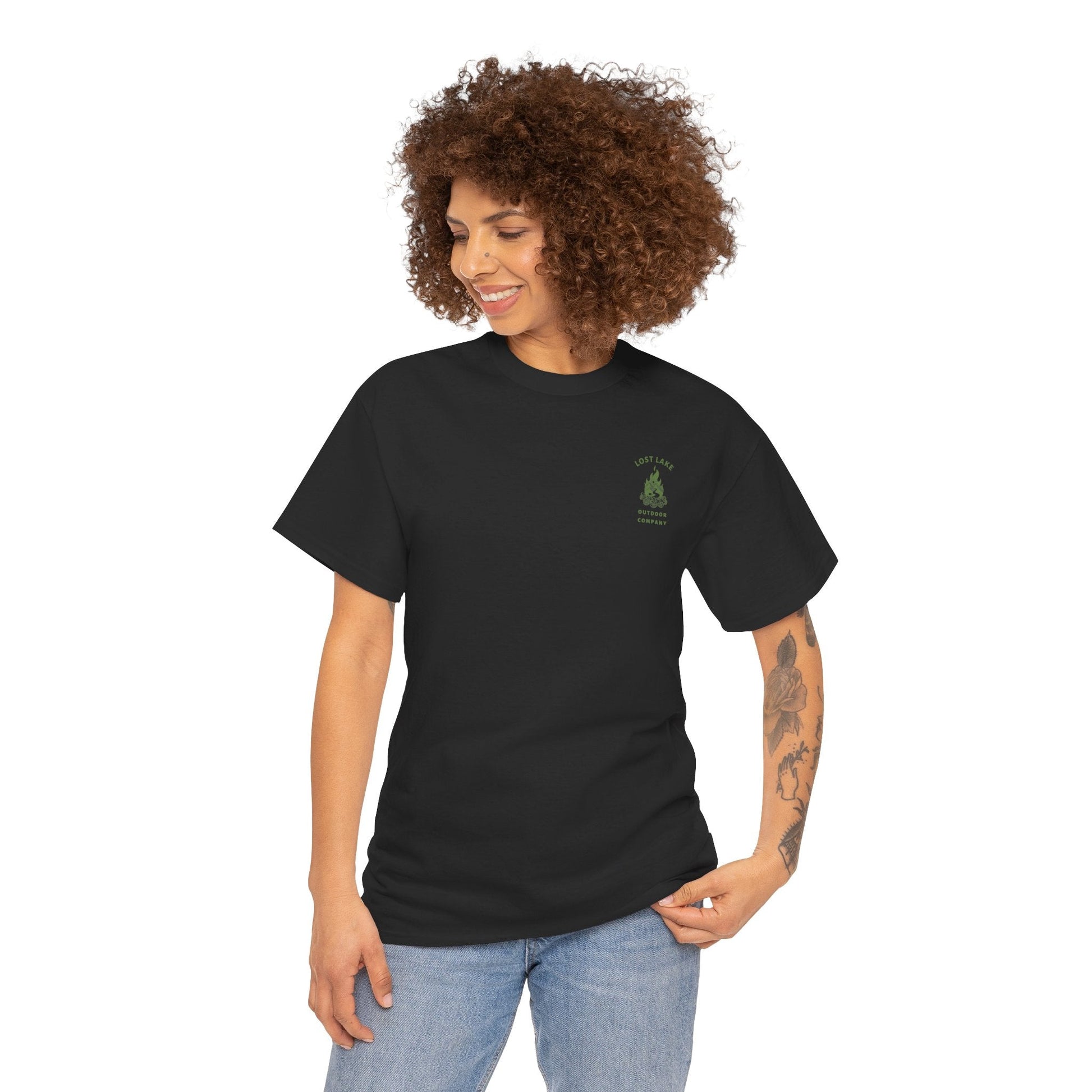 Campfire Heavyweight Tee product photo – Lost Lake Outdoor