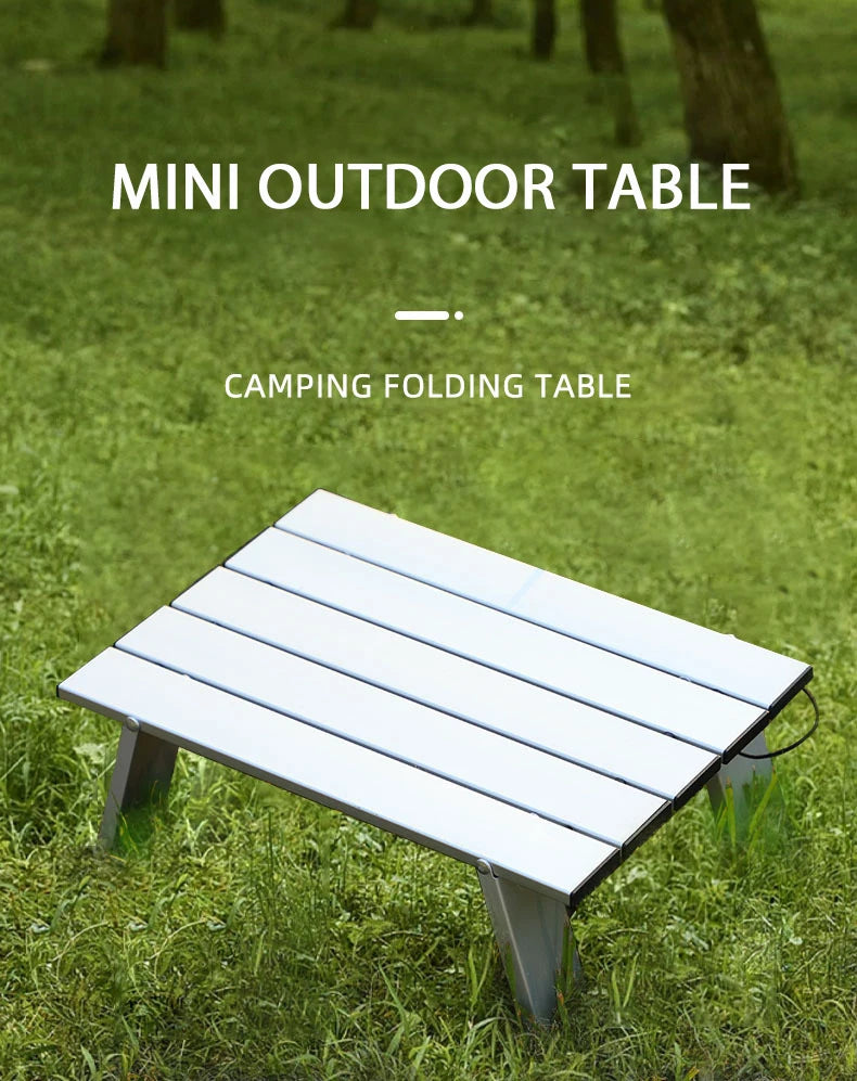 Camping Roll Top Table, ultra lightweight and portable.