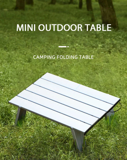 Camping Roll Top Table, ultra lightweight and portable.