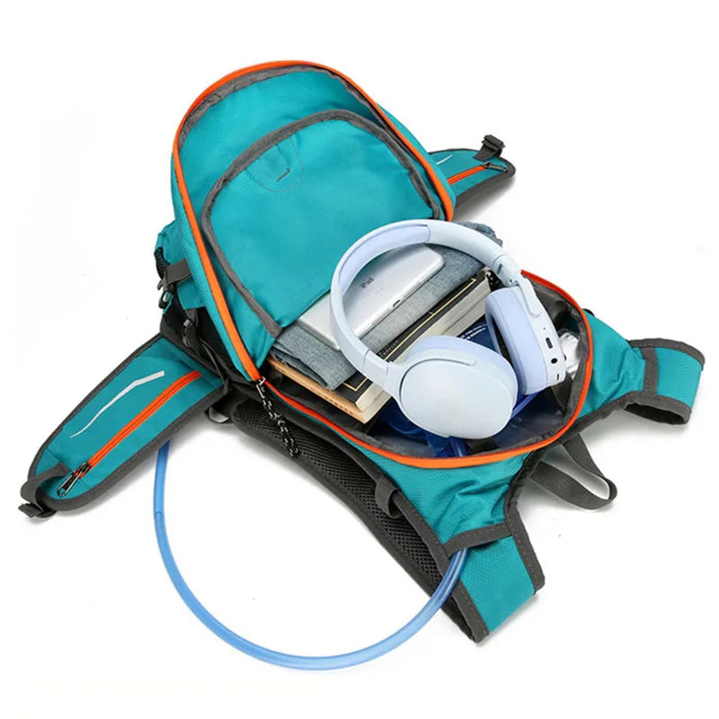 Cycling Backpack with hydration and waterproofing.