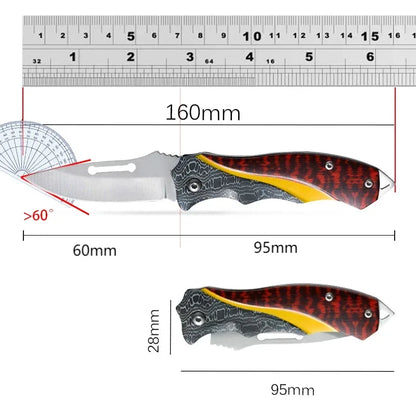 EDC Folding Hunter Knife with sleek design