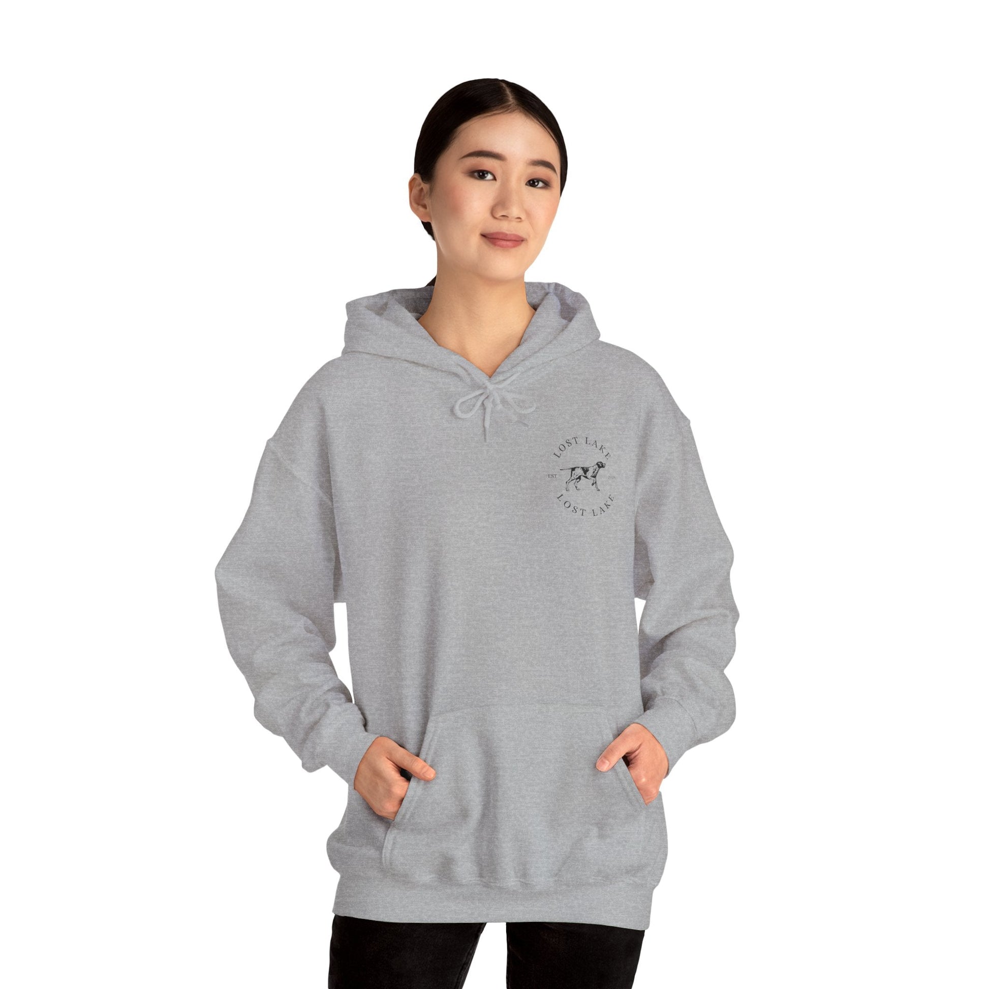 Hunter's Companion Unisex Pullover Hoodie product photo – Lost Lake Outdoor