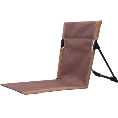 Brown Lightweight Camping Folding Chair, portable design.