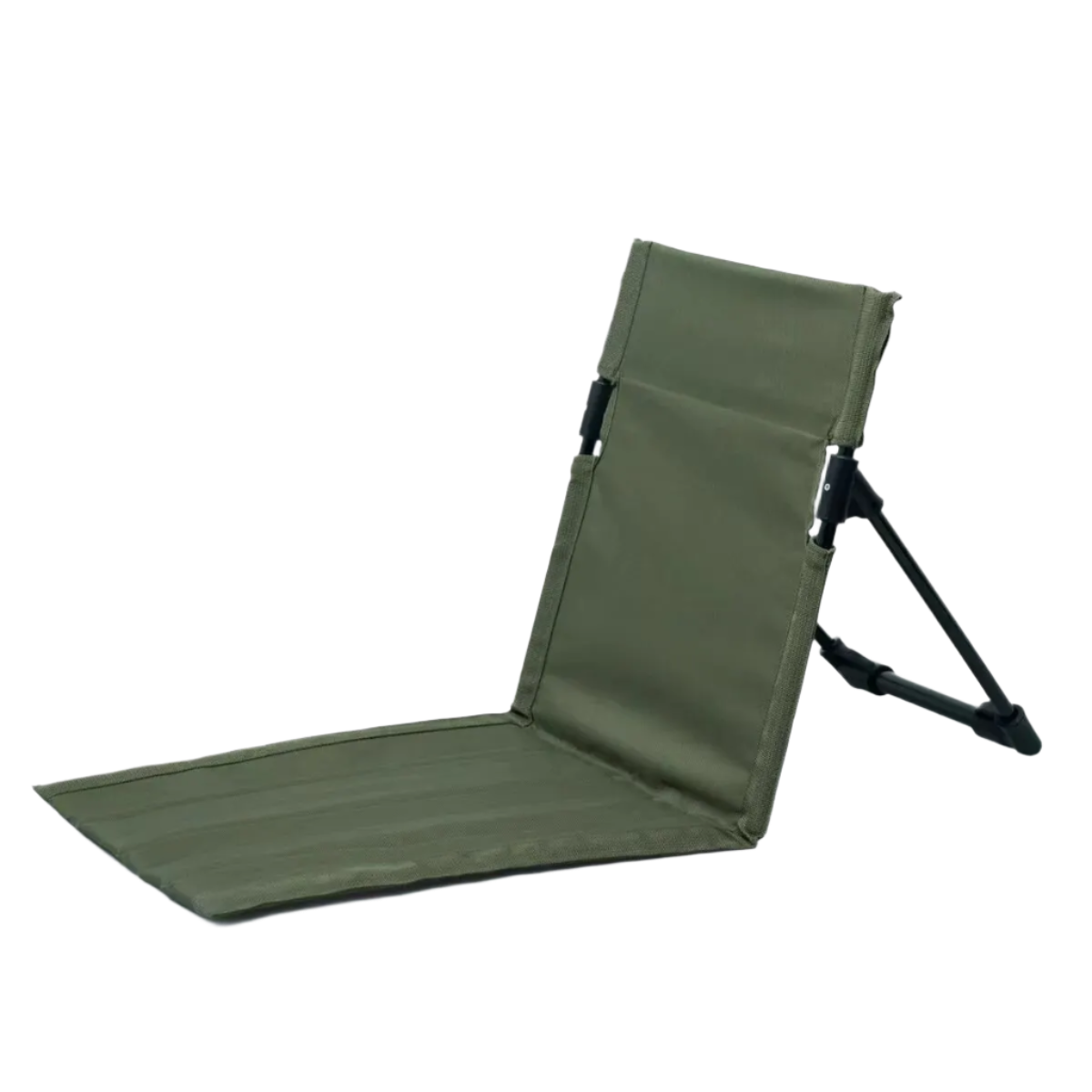 Green Lightweight Camping Folding Chair, portable design.