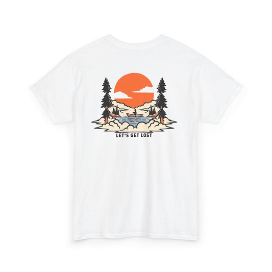 Let's Get Lost Heavyweight Tee product photo – Lost Lake Outdoor