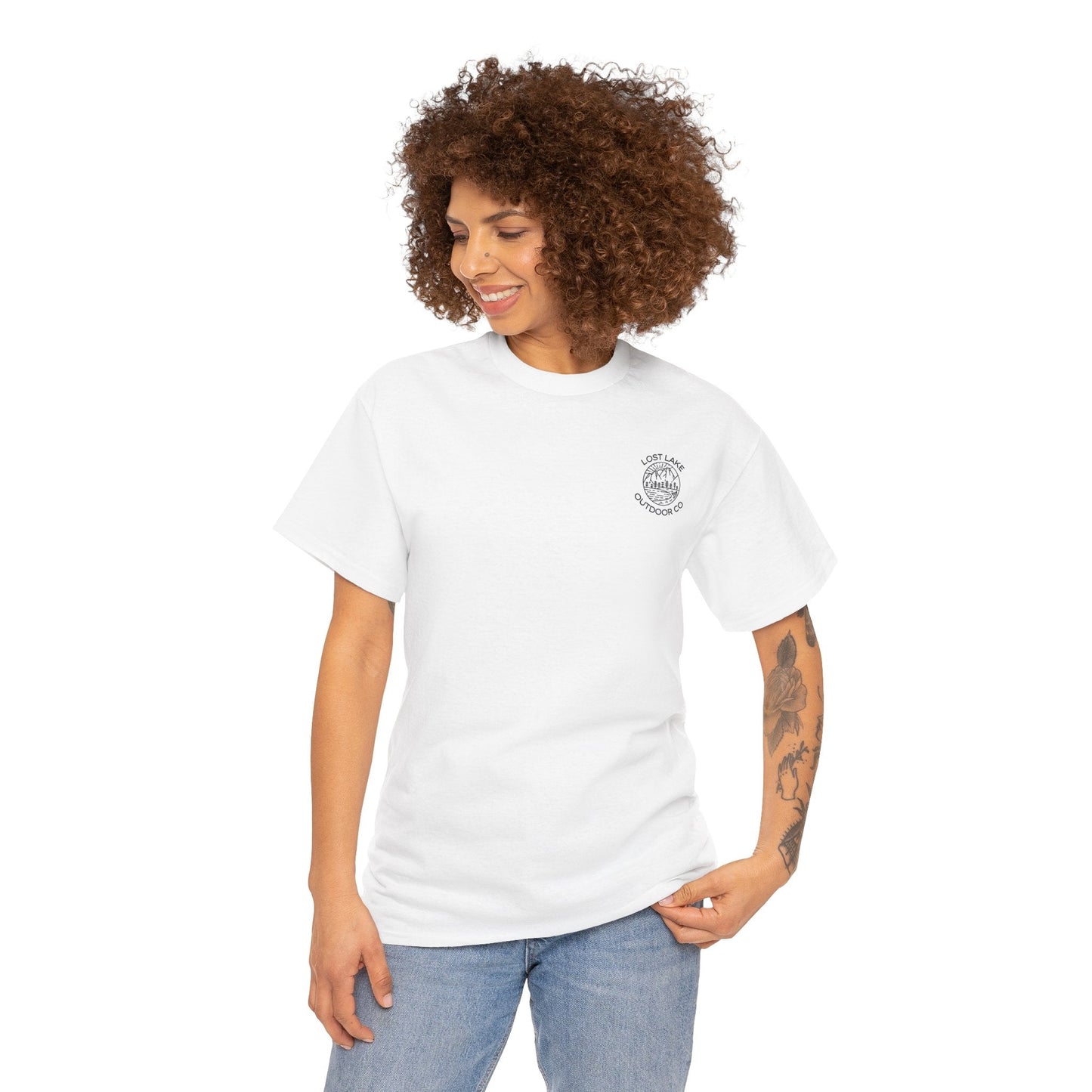 Let's Get Lost Heavyweight Tee product photo – Lost Lake Outdoor