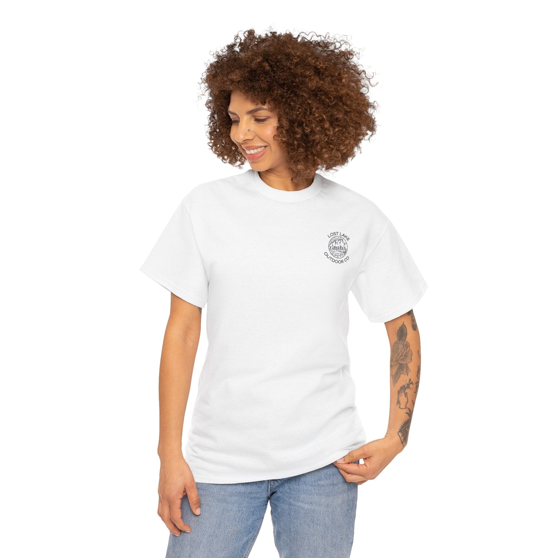 Let's Get Lost Heavyweight Tee product photo – Lost Lake Outdoor