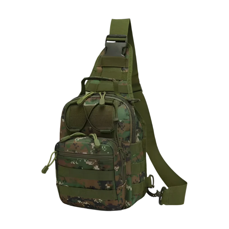 Camo MOLLE Sling Backpack, compact and versatile