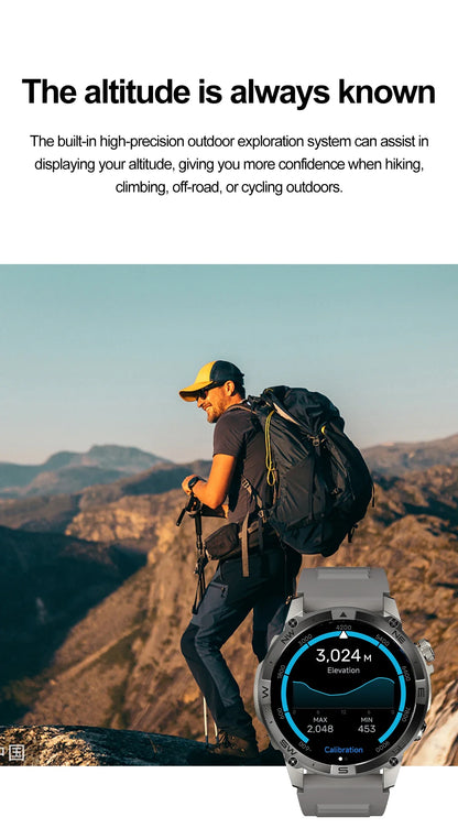 Amoled GPS Sport Smartwatch – North Edge product photo – Lost Lake Outdoor