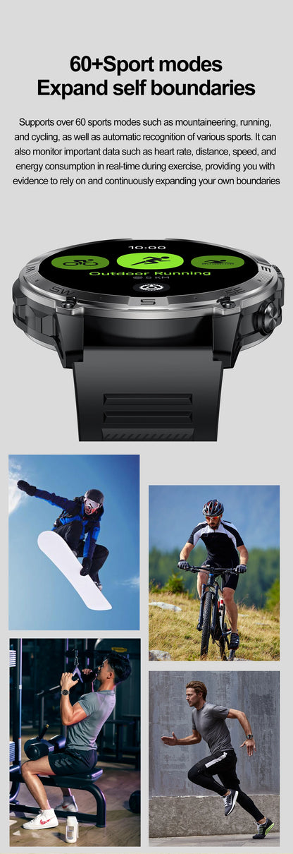 AMOLED Smart Watch with GPS tracking.