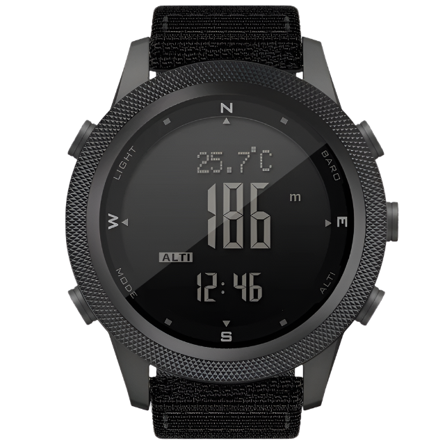 Outdoor Digital Watch with tactical features.