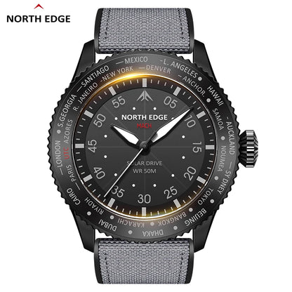 Solar Powered Watch with rugged design.