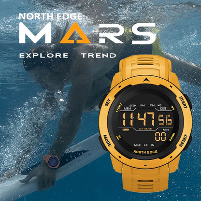 Digital Sports Watch, waterproof and lightweight.