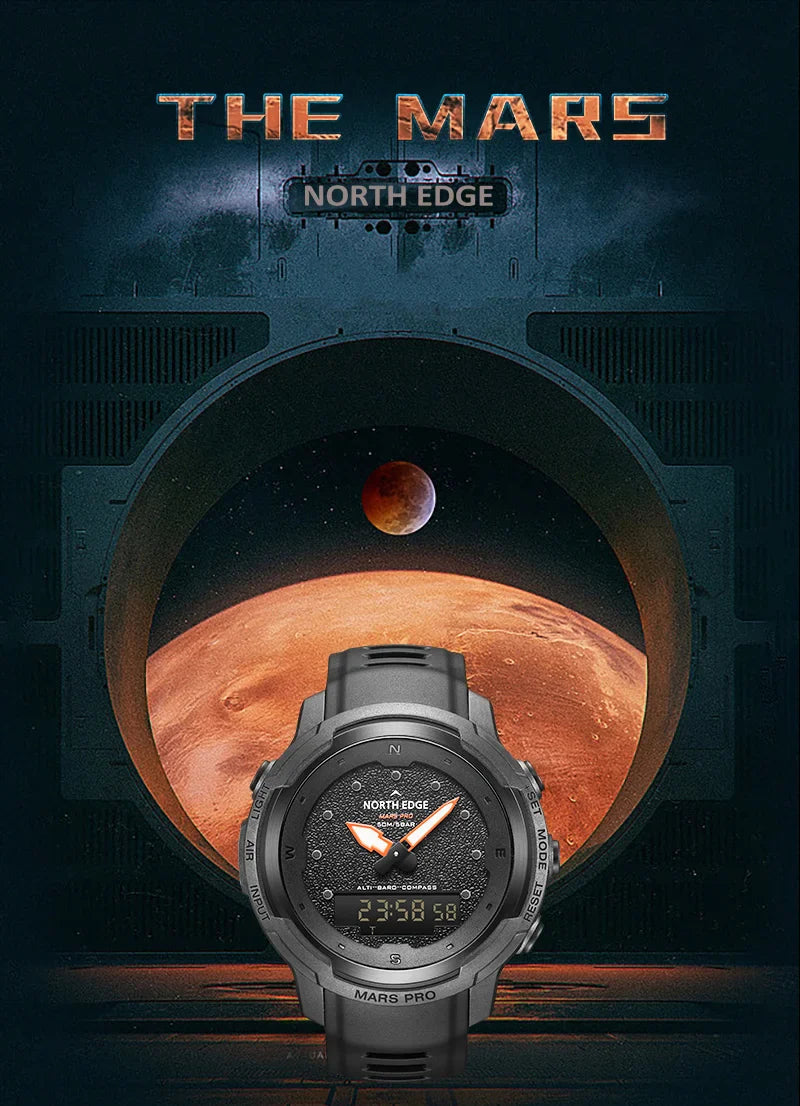 Mars Pro Digital Sports Watch – North Edge product photo – Lost Lake Outdoor