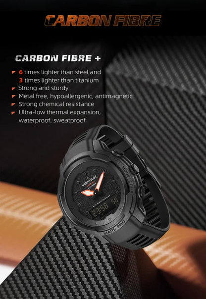 Mars Pro Digital Sports Watch – North Edge product photo – Lost Lake Outdoor