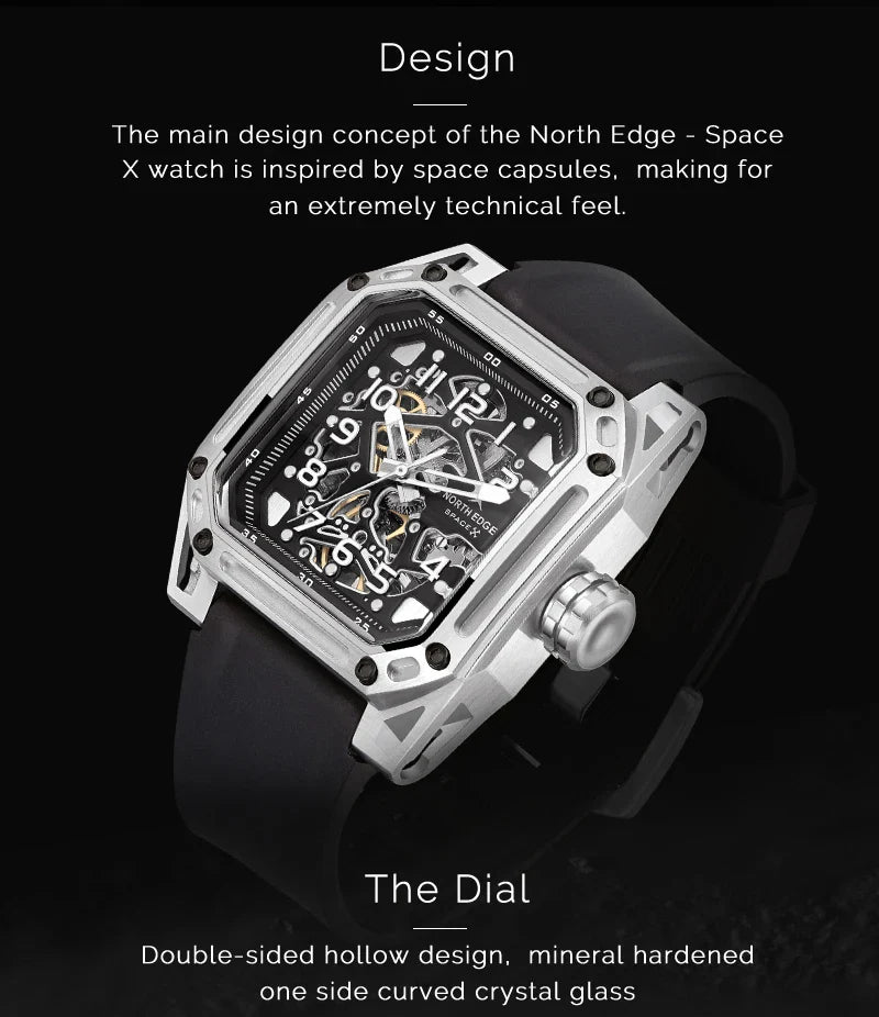 Space X Mechanical Watch – North Edge product photo – Lost Lake Outdoor