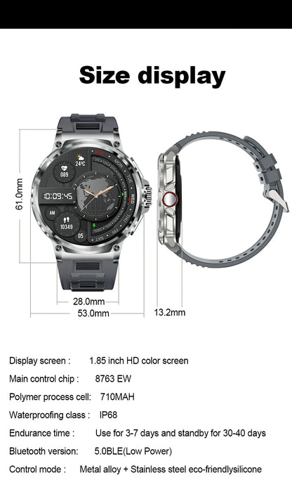 Multisport Watch with fitness tracking features.