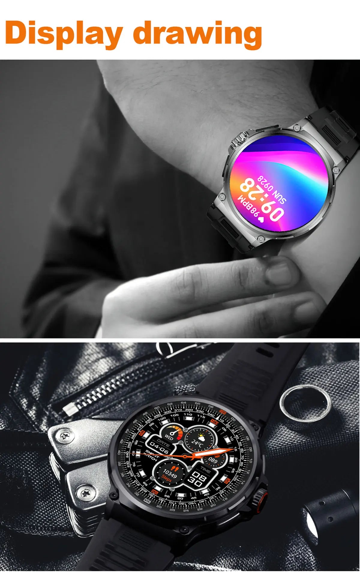 V69 Multisport Smartwatch – North Edge product photo – Lost Lake Outdoor