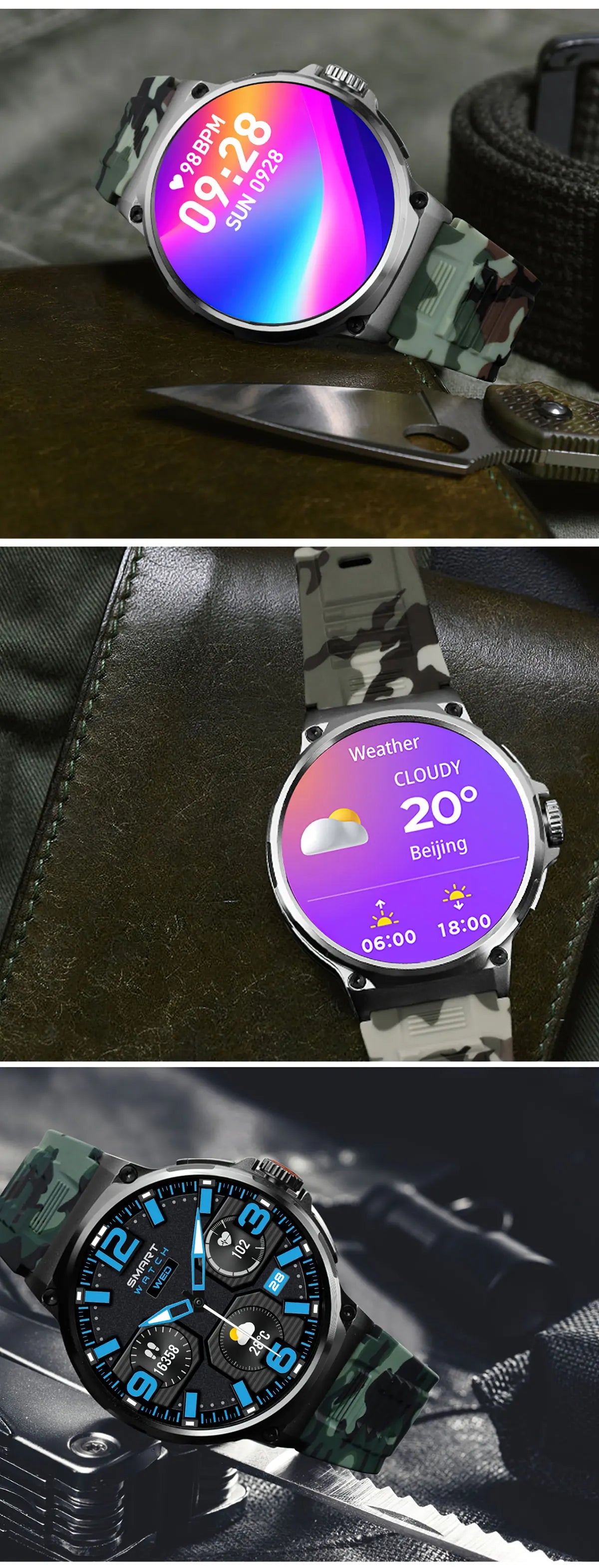 V69 Multisport Smartwatch – North Edge product photo – Lost Lake Outdoor