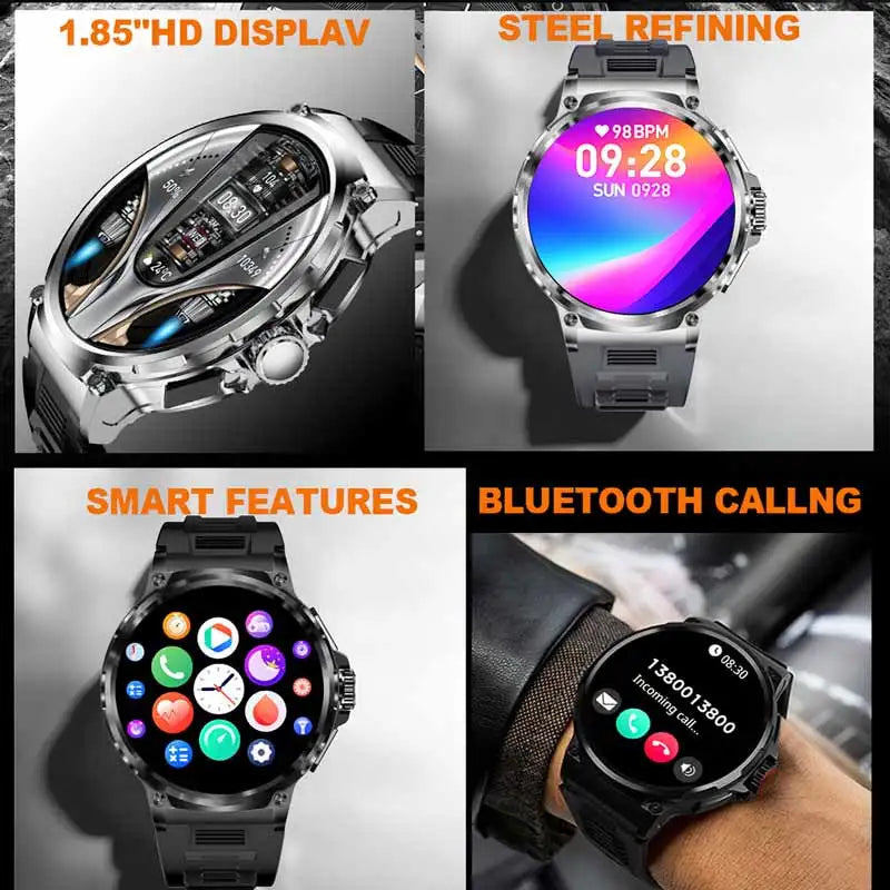 Multisport Watch with fitness tracking features.