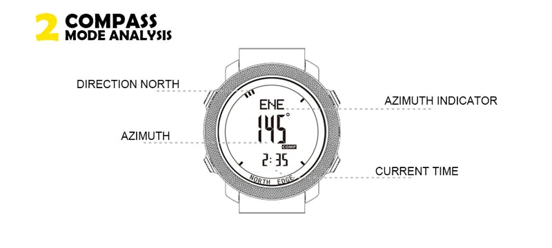 Outdoor Digital Watch with rugged features.