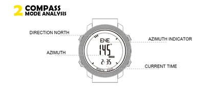 Outdoor Digital Watch with rugged features.