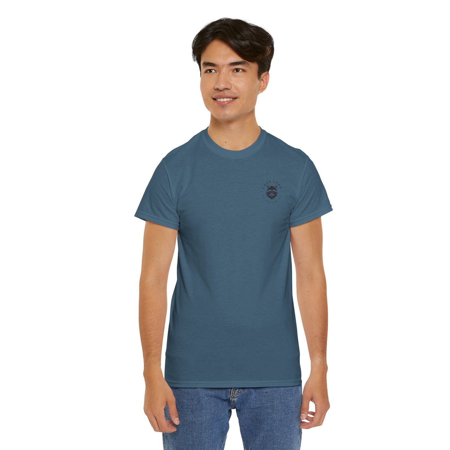 Raccoon Heavyweight Tee product photo – Lost Lake Outdoor