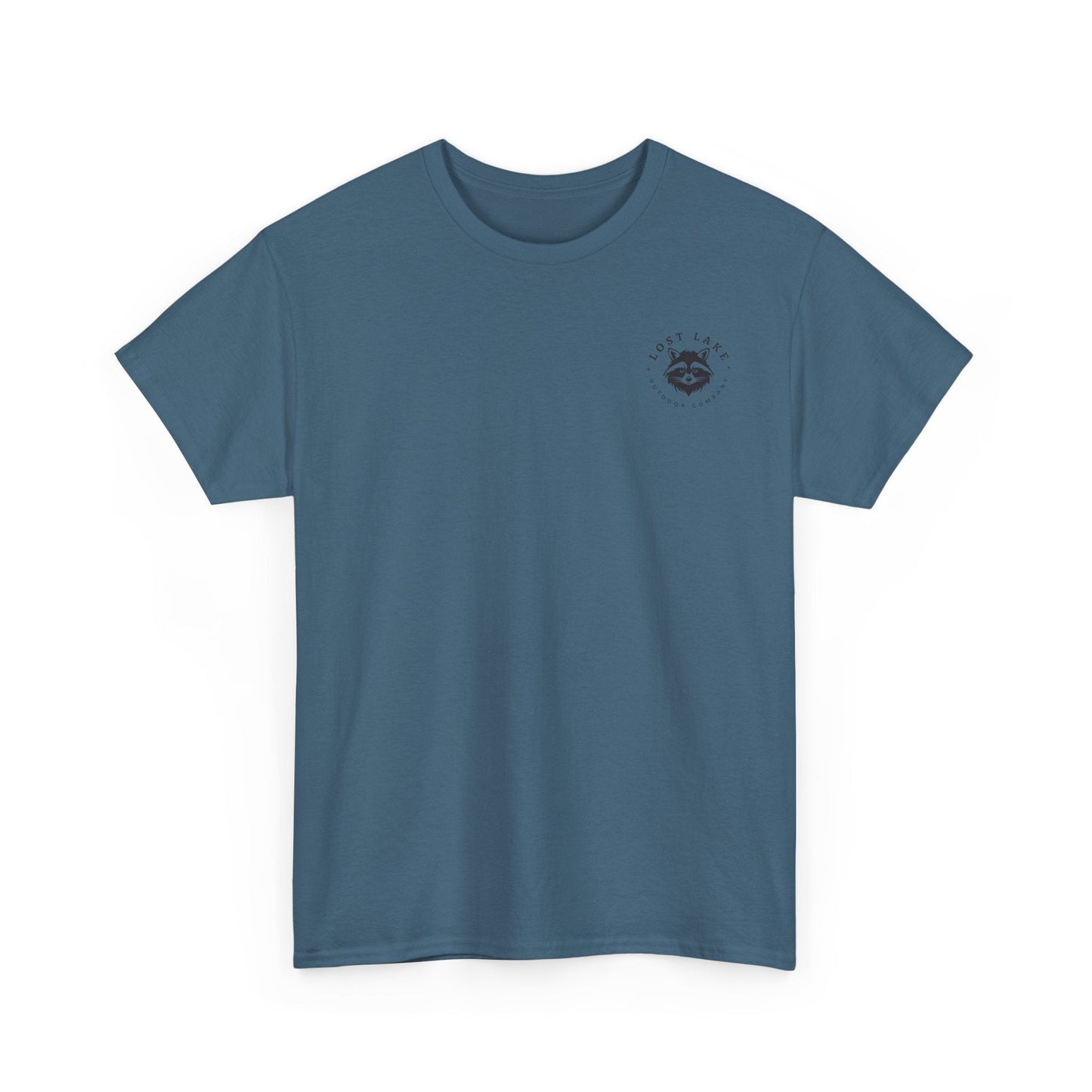 Raccoon Heavyweight Tee product photo – Lost Lake Outdoor