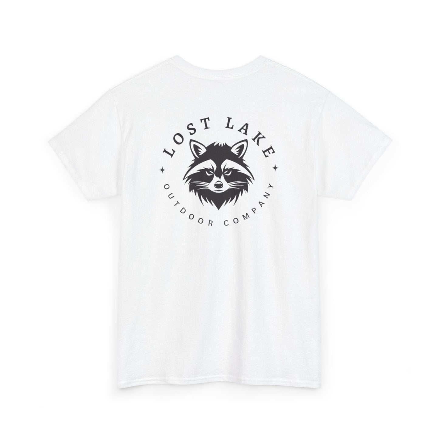 Raccoon Heavyweight Tee product photo – Lost Lake Outdoor
