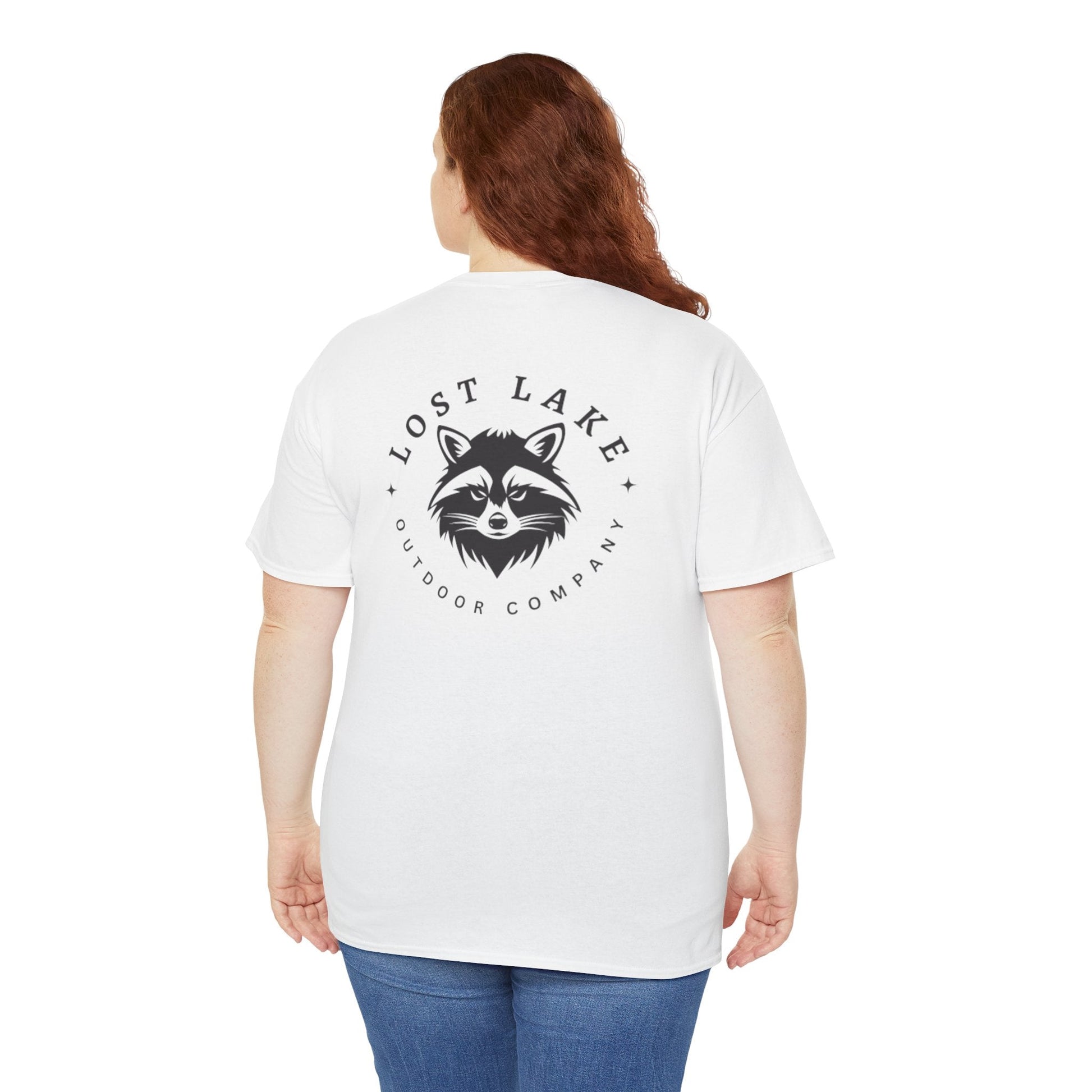 Raccoon Heavyweight Tee product photo – Lost Lake Outdoor