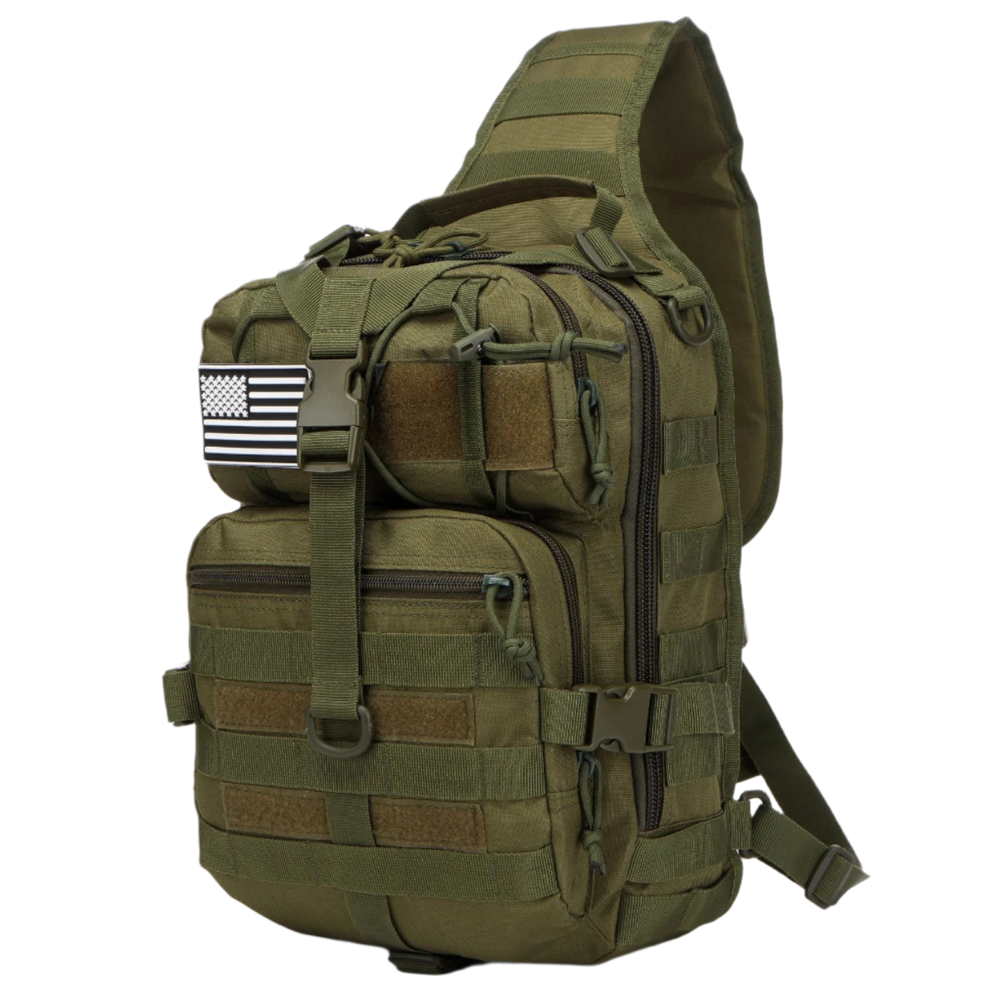 Green Tactical Backpack 15L with MOLLE system